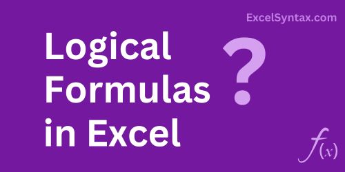 logical-formulas-in-excel